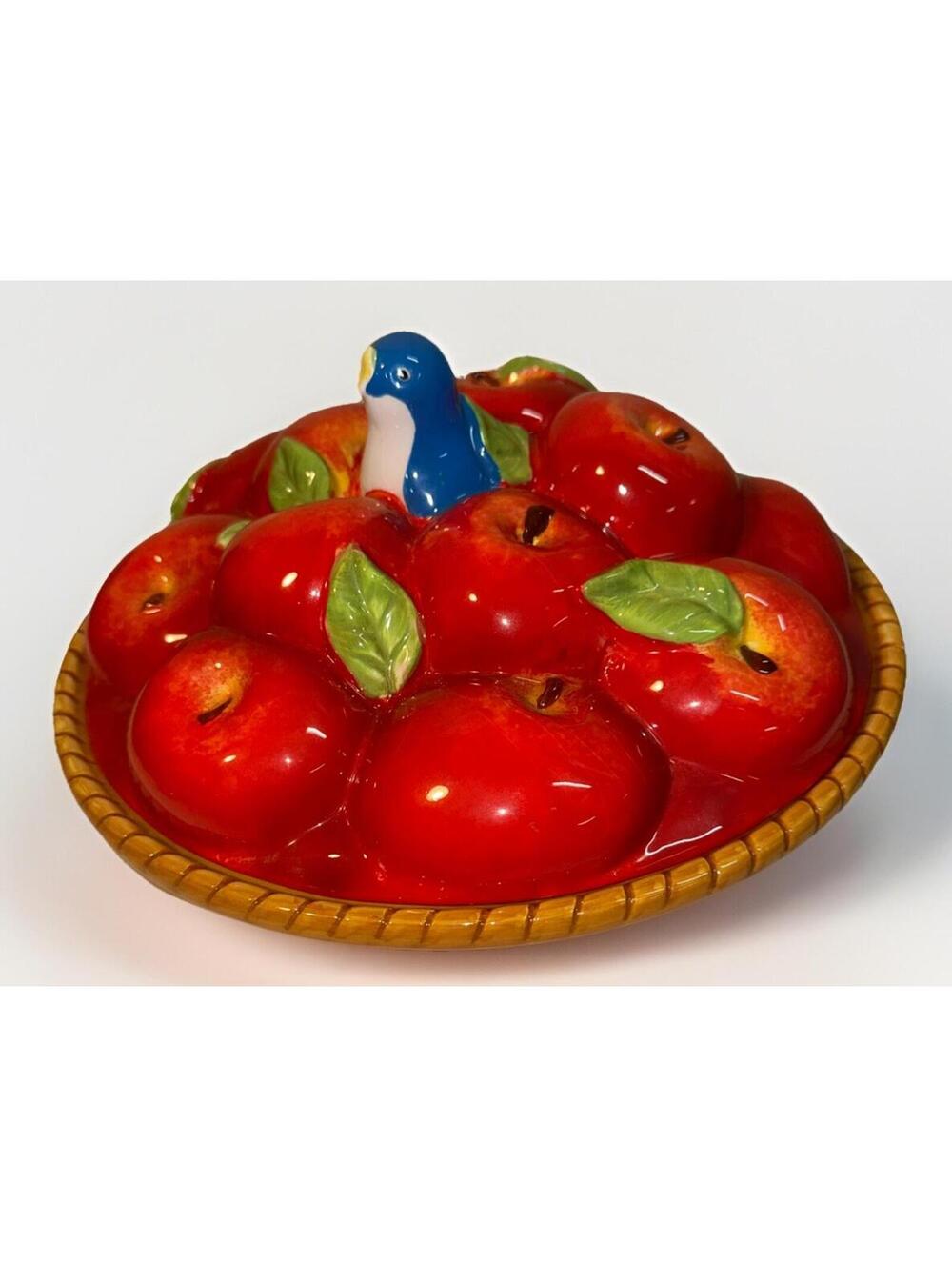 Cracker barrel Susan Winget exclusive apple pie dish No Flaws New